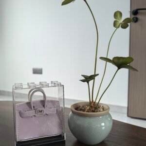 Light purple luggage hangers, window display items, desk decorations